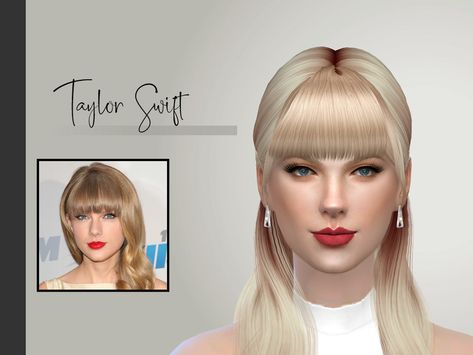 Daisy Villaruel's Taylor Swift Sims 4 Outfits No Cc, Sims 4 Outfits, Sims 4 Get Together, Taylor Swift Cardigan, Taylor Swift Makeup, Sims 4 City Living, Sims 4 Piercings, Sims 4 Tsr, Sims 4 Traits