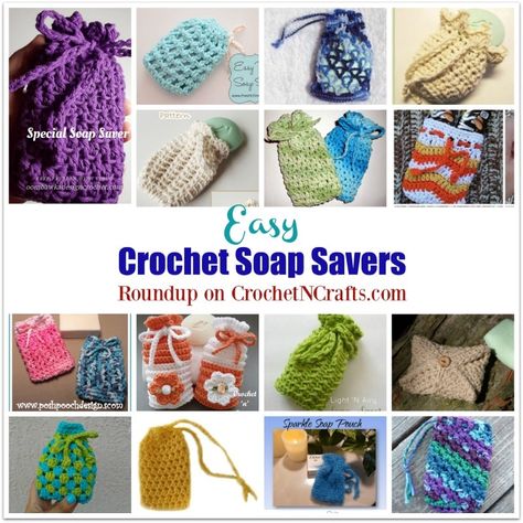 Free crochet pattern roundup on CrochetNCrafts fro easy crochet soap savers. #crochet #soapsavers #freecrochetpatterns #crochetncrafts #oombawkadesign #crochetspot #eyeloveknots #thestitchinmommy #poshpoochdesigns #crochetncreate #crystalizeddesigns #DanyelPinDesigns #JessieAtHome Soap Cozy, Crochet Soap Saver, V Stitch Crochet, Crochet Prayer Shawls, Simple Soap, Soap Pouches, Ribbed Crochet, Soap Bag, Beginner Crochet Tutorial