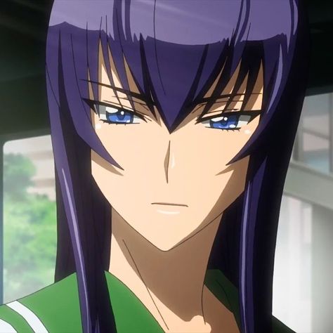 Saeko Busujima Icon, Saeko Busujima, Anime Highschool, Ayame Himuro, School Of The Dead, Concept Art World, Creepy Tattoos, Evil Anime, Female Pose Reference