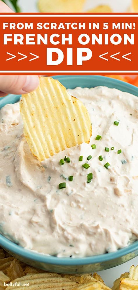 French Onion Dip Recipe, Homemade French Onion Dip, Chip Dip Recipes, Onion Dip Recipe, French Onion Dip, Classic Appetizers, Dip Recipes Easy, Onion Dip, Chip Dip