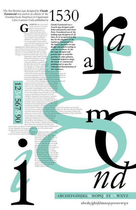 Design Assignments, Garamond Font, Typeface Poster, Typographie Logo, Typographic Poster Design, Inspiration Typographie, Typographic Layout, Font Poster, Typo Poster