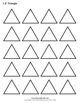 Printable Triangle Templates    - #DRAW #ZENTANGLE #ZENDALA #TANGLE #DOODLE #TEMPLATE #VORLAGEN Small Triangle Template, Doodle Template, Diamond Template, Macaron Template, Triangle Template, Draw Zentangle, Storytime Crafts, Millefiori Quilts, Printable Shapes