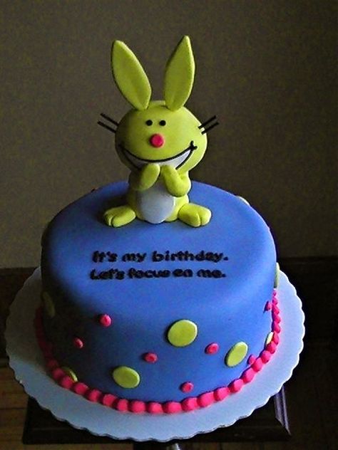 Jill Happy Bunny Quotes, Bunny Birthday Cake, Bunny Quotes, Pinterest Cake, Happy Bunny, Bunny Birthday, Pretty Birthday Cakes, Sweet 16 Parties, 17th Birthday