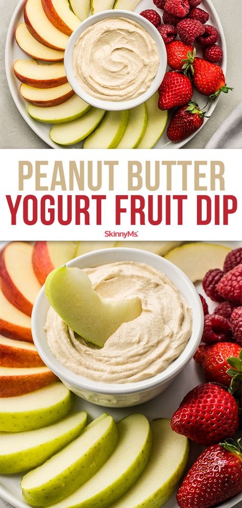 Peanut Butter And Yogurt Dip, Peanut Butter Yogurt Dip Healthy, Powered Peanut Butter Recipes, Yogurt Peanut Butter Dip, Peanut Butter Recipes Savory, Dips Sweet, Low Calorie Peanut Butter, Peanut Butter Yogurt Dip, Butter Soup