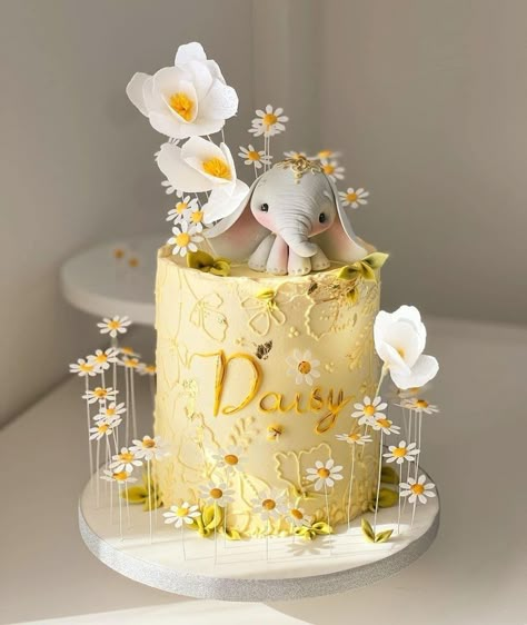 Special Event Cakes, Elephant Cake, Baby First Birthday Cake, Elephant Cakes, 1st Birthday Cakes, Animal Cakes, Beautiful Birthday Cakes, Creative Birthday Cakes, Baby Birthday Cakes