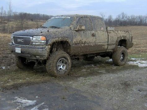 Truck Mudding, Muddy Truck, Muddy Trucks, Mud Trucks, Lifted Trucks, Book Aesthetic, Girl Birthday, Monster Trucks, Trucks