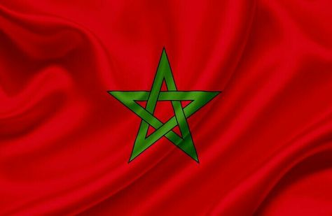 Moroccan flag Morocco Flag Wallpaper, Moroccan Flag Aesthetic, Morroco Flag, Bday Background, Morocco Football, Liechtenstein Flag, Moroccan Flag, Plats Ramadan, Flying Flag