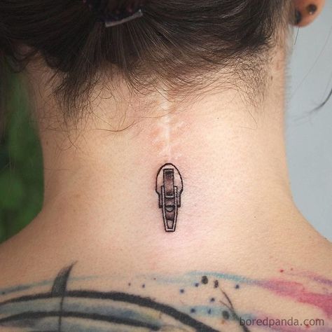 Tatuagem Realizada Por Zipper Tattoo, Harry Potter Fanları, Tattoo Over Scar, Scar Cover Up, Tattoos To Cover Scars, Hamsa Tattoo, Scar Tattoo, Clever Tattoos, Inspiration Tattoos