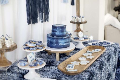 Navy Baby Showers, Baby Shower Photography, Baby Shower Party Ideas, Themed Desserts, Baby Shower Brunch, Shower Party Ideas, Baby Shower Photos, Blue Baby Shower, Karas Party Ideas