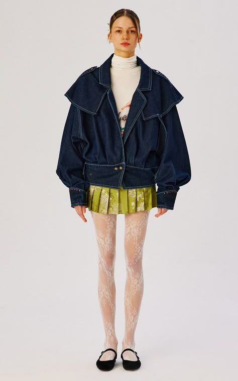 Oversized Jacket Outfit, Jojo Outfits, Oversized Denim Jacket Outfit, Reworked Denim Jacket, Wild Goose, Oversized Jean Jacket, Outfit Challenge, Leather Outerwear, Fresh Outfits