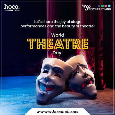 🎭✨ Celebrating World Theatre Day with Hoco, where every accessory is a star! 🌟 #HocoWorld #SoundOfTheatre 🎭✨ On World Theatre Day, let's take a bow to the stage of life with Hoco! 🌟 Dive into a realm where every earbud, smartwatch, headphone, and charger plays a leading role in your premium lifestyle. Just like the anticipation before the curtains rise, our products deliver the perfect build-up to extraordinary moments. 🌠 Join us in celebrating the art of sound and style with Hoco! #HocoWorl... World Theatre Day Poster, World Theatre Day, Bt Speaker, Extraordinary Moments, Theatre Stage, Phone Gadgets, Movie Theater, Mobile Accessories, Level Up