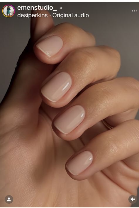 Natural Nails Manicure, Subtle Nails, Minimal Nails, Casual Nails, Neutral Nails, Elegant Nails, Manicure Y Pedicure, Classy Nails, Chic Nails