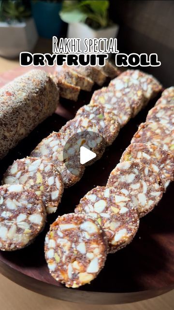 Aishwarya sonvane on Instagram: "Dryfruit Rolls | healthy and sugar free sweet 

✅save the recipe and try it this Rakhi 

✅Recipe ingredients 
Almonds : 1/2 cup
Cashew : 1/2 cup
Walnuts: 1/4th cup 
Pista: 1/4th cup 
Pumpkin seeds : 1/4th cup 
Watermelon seeds: 1/4th cup
Anjeer/figs : 1 cup
Dates : 1 cup 
Poppy seeds

#dryfruits #dryfruit #dryfruitsandnuts #dryfruitsweets #dryfruitsladdu #healthysweets #sugarfreesweets #sugarfree #sugarfreerecipes #sugarfreedessert #sugarfreelife #festivesweets #festiveseason #rakhispecial #rakshabandhan #rakshabandhanspecial 
#indiandessert #meetha #dessertrecipe #indianfood #quickrecipes #easyrecipe #recipereels #recipeshare #foodreels #reelsinstagram #reelitfeelit #reelsindia #cookwithlove❤️" Diwali Sweets Recipe, Sugar Free Sweets, Diwali Sweets, Watermelon Seeds, Indian Desserts, Sugar Free Desserts, Recipe Ingredients, Poppy Seeds, Sugar Free Recipes