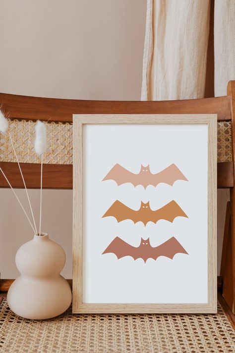 Halloween Art Printables Free, Simple Halloween Decorations Indoor, Halloween Diy Wall Decor, Muted Halloween Decor, Diy Colorful Halloween Decor, Cute Halloween Prints, Fall Cricut Crafts, Cricut Fall Decor, Cricut Halloween Projects