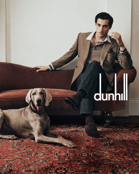 Dunhill’s Fall 2024 Ad: Meet the Refined, Modern Gentleman Classic British Style, Bad Room, Mens Winter Fashion Outfits, Cowboy Chic, Its Fall, Campaign Fashion, Fashion Campaigns, Old Money Style, Fall Winter 2024