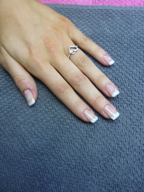 French Manicure Acrylic, Manicure Acrylic Nails, Nails School, French Manicure Acrylic Nails, Long Fingers, Spoiled Princess, Long Fingernails, Creepy Crawlers, Toe Nail Color