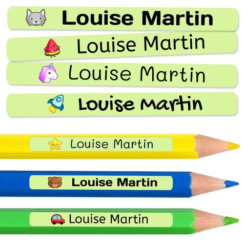 PRICES MAY VARY. 🏷️ Personalize and Organize: Our 50 pcs Pencil Labels Personalized are perfect for customizing and organizing small items like pens, pencils, toothbrushes, and more, making them ideal for schools, residences, camps, and hospitals ✨ Versatile Customization: Choose from a variety of icons and fonts to create the perfect name tag stickers for kids, ensuring each label is unique and easily identifiable for your child's belongings 💦 Durable and Long-lasting: Made from high-quality Pencil Labels, Labels For Kids, Index Dividers, Kids Labels, Tooth Brush, Name Labels, Small Organization, Name Stickers, Personalized Labels