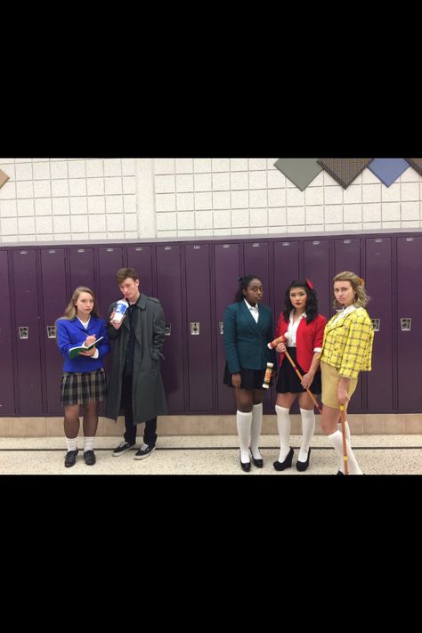 The Heathers Halloween Costume, Heather Halloween Costume, Jd Heathers Halloween Costume, Heathers Group Costume, Heathers Halloween Costume Group, Halloween Costumes Heathers, Group Halloween Costumes Aesthetic, Broadway Halloween Costumes, Heathers Halloween Costume