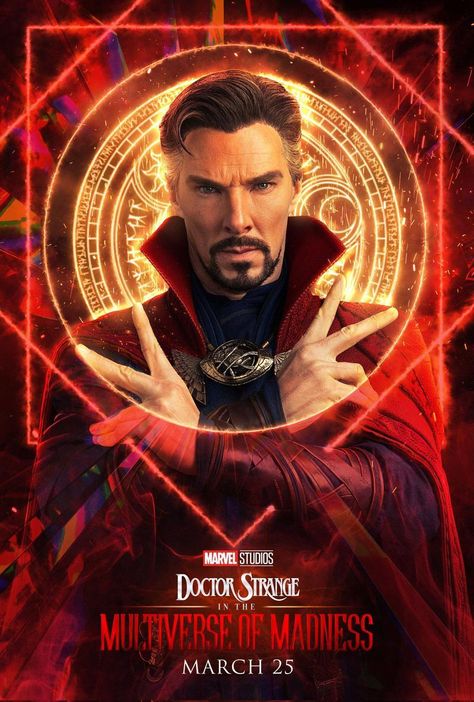 Elizabeth Olsen Looks Gorgeous on New Unused Doctor Strange 2 Posters (Photos) Doctor Strange Poster, Dr Strange Multiverse Of Madness, Doctor Stranger Movie, Doctor Strange Benedict Cumberbatch, Doctor Strange Art, Doctor Stephen Strange, Dr Stephen Strange, Superhero Stories, Strange Art