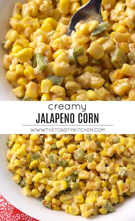 Cowboy Corn, Jalapeño Corn, Corn Side, Corn Recipes Side Dishes, Corn Side Dish, Creamy Jalapeno, Blackstone Recipes, Spicy Corn, Corn Dishes