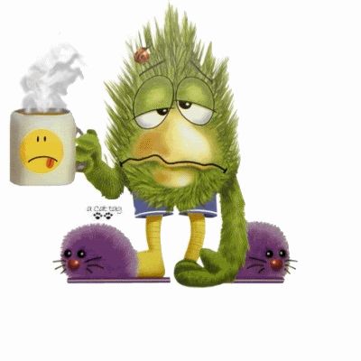 Fuzzy Monster Sticker Wp, Phil Dunphy, Monday Again, Funny Good Morning Quotes, Gabriel Garcia Marquez, Good Morning Funny, Morning Humor, Good Morning Good Night, E Card