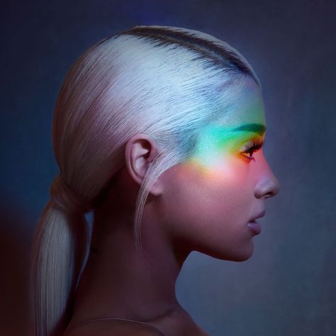 Ariana Grande #Sweetener #HD #2K #wallpaper #hdwallpaper #desktop No Tears Left To Cry, No Tears, White Hair, Ariana Grande, A Woman, Rainbow, Makeup, Hair, White