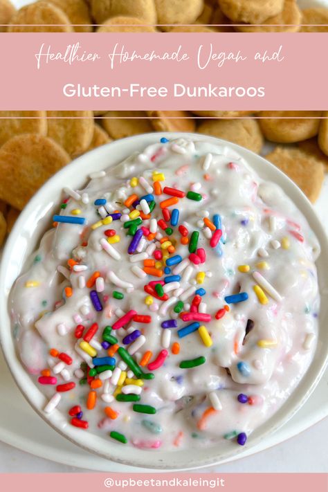 Copycat Desserts, Dunkaroo Dip, Chocolate Protein Bites, Healthy Dip Recipes, Beautiful Baking, Chocolate Peanut Butter Pie, Dairy Free Yogurt, Sugar Cookie Bars, Vegan Peanut Butter