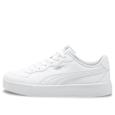 White Pumas, Casual White Sneakers, White Puma Sneakers, White Shoes Sneakers, White Puma, Puma Sneakers, Clean Shoes, Shoes White, Stylish Sneakers