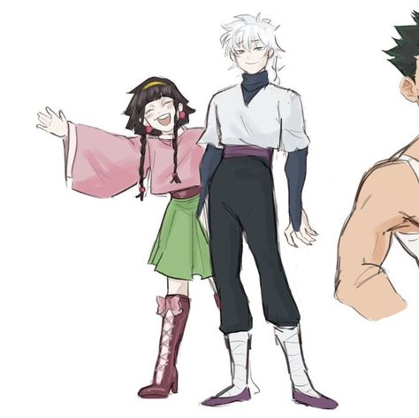 Killua And Alluka, Hxh Anime, Gon And Killua, Snatched Waist, Bungou Stray Dogs Characters, Swag Art, Anime Pics, Cute Little Drawings, Epic Art