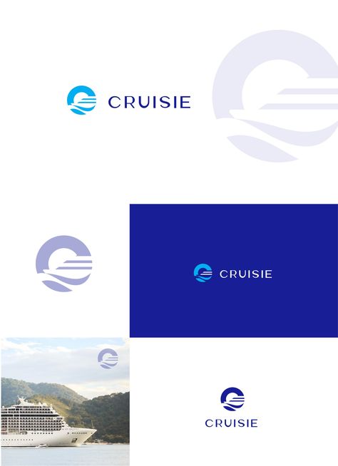 C + cruise ship logo | 99designs Cruise Logo, Ocean Logo, Logistics Logo, Logo Moodboard, Marine Engineering, Ship Logo, A Logo, Cruise Ship, Cruises