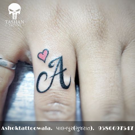 TashanTattoo
AshokTattooWala
S.20. Tirupati plaza
Opp. New bus stand
Near gd modi collage
Palanpur (gujrat)
9586697547
9687533310 Letter A Tattoo With Heart, Letter A Finger Tattoo, Heart Finger Tattoo For Women, Letter Tattoo With Heart, Tattoo A Letter, Letter Finger Tattoo, Letter Tattoo On Finger, Heart On Finger, Letter A Tattoo Ideas