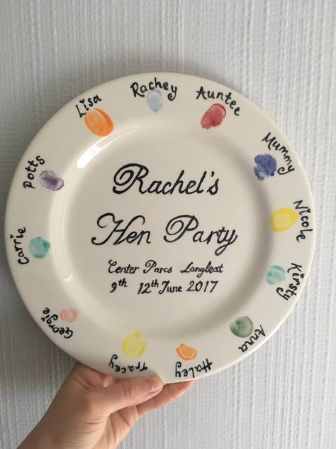 Pottery Painting Party, Plate Decor, Hen Do, Bible School, Paint Party, Pottery Painting, Hen Party, Hen, Decorative Plates