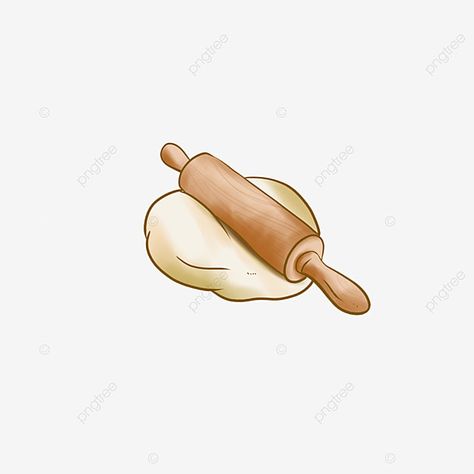 Rolling Pin Tattoo, Rolling Pin Drawing, Dough Drawing, Dough Illustration, Pin Png, Vintage Bakery, Kindergarten Classroom Decor, Cake Illustration, Beautiful Logos Design