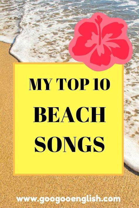 EFL ESL Beach Songs for Kids | My Top 10 Preschool Fingerplays, Beach Poems, Vacation Song, Beach Theme Preschool, Beach Songs, Lilo And Stitch Movie, Oceans Song, Trip Activities, Circle Time Songs