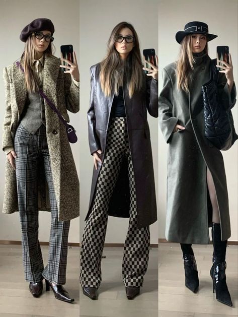 Women's Suits Classy, Chic Winter Outfits Street Style, Neo Gothic Fashion, Who Is She, Excuse Me, Suit Fashion, Korean Outfits, Lookbook Outfits, Winter Fashion Outfits