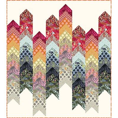 Ombré Quilts, Tula Pink Quilt, Braid Quilt, Moon Shine, Maija Isola, Patchwork Inspiration, Art Quilting, Quilt Modernen, Jellyroll Quilts