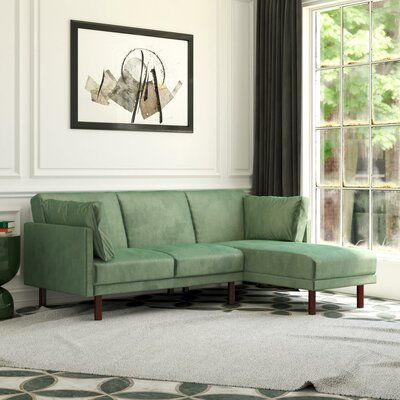 Modern Reclining Sectional, Sofa Bed Green, Corner Sofa Bed With Storage, Bed Corner, Pull Out Sleeper Sofa, Storage Sofa, Velvet Sectional, Storage Chaise, Pull Out Bed