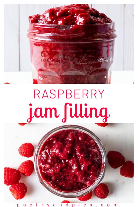 Raspberry Filling For Cake Using Jam, Raspberry Preserves Cake Filling, Raspberry Cake Filling From Jam, Raspberry Jam Cake Filling, Berry Frosting, Napoleon Pastry, Raspberry Cake Filling, Bavarian Cream Filling, Raspberry Pie Filling