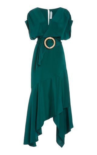 Wrap Dresses For Women, Beach Wedding Attire, Belted Wrap Dress, Silk Maxi Dress, Cocktail Dress Lace, Looks Style, Guest Dresses, Simple Dresses, Moda Operandi