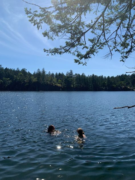 #lake #friends #summer #thetislake #canada Summer Lake, Forest, Lake