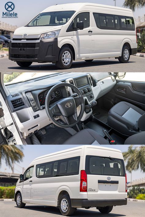 (LHD) TOYOTA HIACE HR 2.8D MT 14 SEATER MY2023 – WHITE Hiace Van, Sarah King, Tempo Traveller, Toyota Van, Sukajan Jacket, Manly Stuff, Mini Bus, Toyota Hiace, White Car