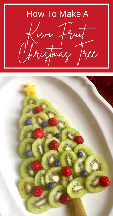 Broccoli Christmas, Christmas Tree Veggie Tray, Christmas Tree Platter, Fruit Christmas, Holiday Recipes Thanksgiving, Fruit Christmas Tree, Christmas Trees For Kids, Sliced Pears, Healthy Thanksgiving