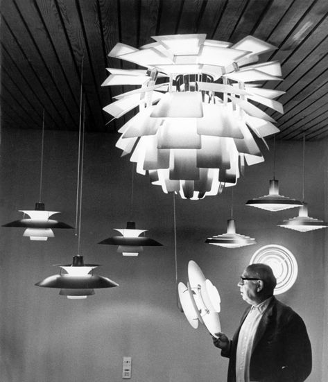 The 5 Most Famous Danish Lights | The Study Ph Artichoke Lamp, Ph Lamp, Danish Lighting, Artichoke Lamp, Poul Henningsen, Copper Chandelier, Louis Poulsen, Diffused Light, Visual Merchandising