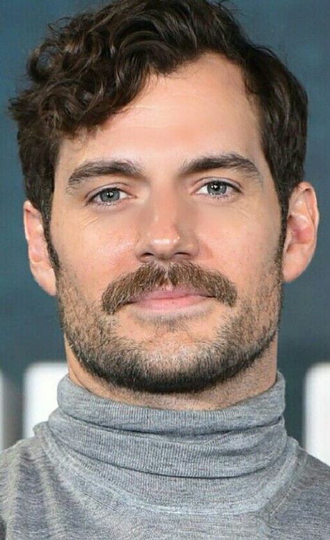 Henry Cavil Moustache, Henry Cavill Beardstache, Men Moustache Style, Mens Moustache Style, Mustache With Stubble, Mens Mustache Styles, Henry Cavill Mustache, Henry Cavill Tumblr, Thick Mustaches