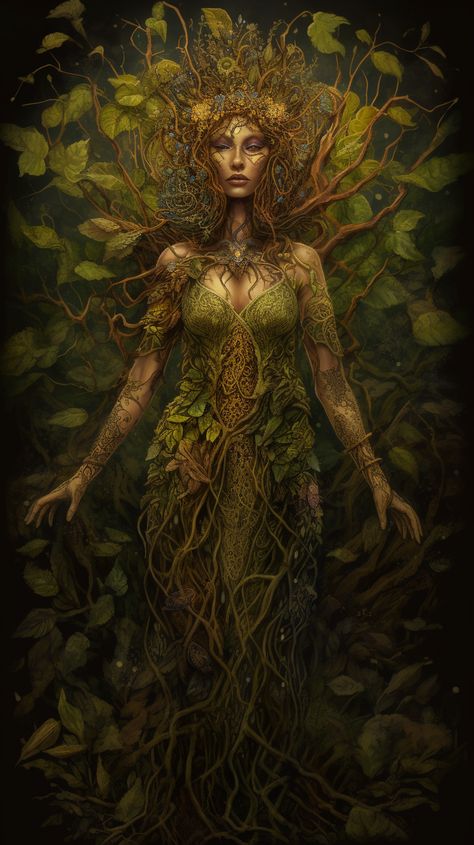 Goddess of the Earth created with AI by Amanda Church Women's Day Post, Gaia Tattoo, Earth Mother Goddess, Mother Nature Goddess, Burning Inside, Strongest Woman, Gaia Goddess, Mother Earth Art, Feminine Divine