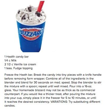 Cotton Candy Blizzard Recipe, Homemade Blizzards, Oreo Blizzard Recipe, How To Make Blizzards At Home, Copycat Dq Blizzard, Copycat Dairy Queen Blizzard, Diy Blizzard, How To Make A Blizzard At Home, Dq Blizzard Flavors