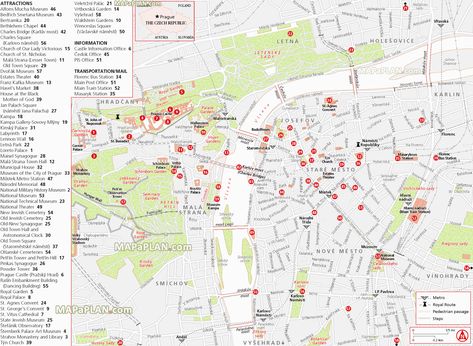 http://www.mapaplan.com/travel-map/prague-czech-city-top-tourist-attractions-printable-street-plan/high-resolution/prague-top-tourist-attractions-map-06-az-list-attractions-what-to-see-where-to-go-what-to-do-tyn-church-galleries-high-resolution.htm Map Of Prague, Prague Tourist Map, Prague Map, Street Plan, St Vitus Cathedral, St Vitus, Dancing House, Prague Travel, Tourist Map