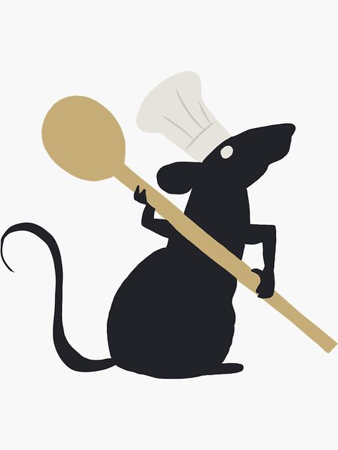 "la ratatouille" Sticker by alza0809 | Redbubble Ratatouille Silhouette, Ratatouille Svg Free, Linguini Ratatouille, Ratatouille Tattoo, Disney Characters Videos, Disney Pixar Movies, Paper Moon, Pixar Movies, Disney Tattoos