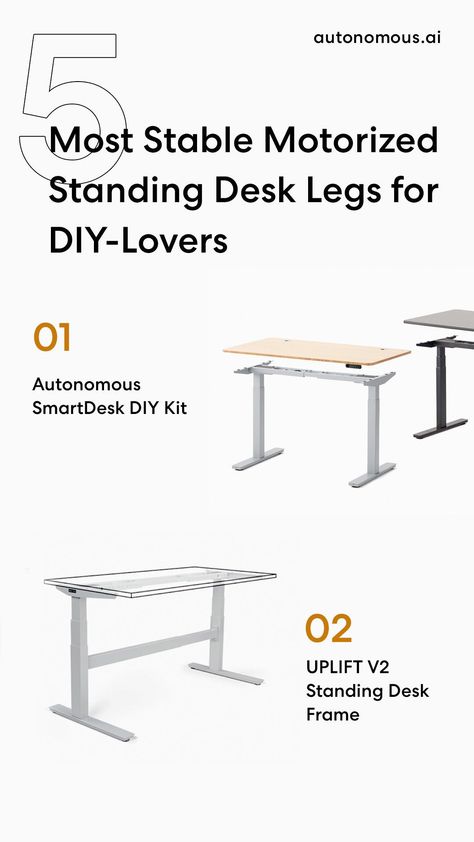 Large Standing Desk, Standing Desk Base, Murphy Bed Office, Diy Standing Desk, Office For Two, Standing Desk Frame, Office Tips, Building Things, Desk Frame