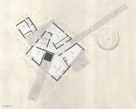 Gallery of Trends in Architectural Representation: Understanding The Techniques - 15 Architectural Representation, Arch Ideas, Architectural Presentation, Drawing Architecture, Plans Architecture, Architectural Floor Plans, Concept Diagram, Architecture Graphics, Plan Drawing